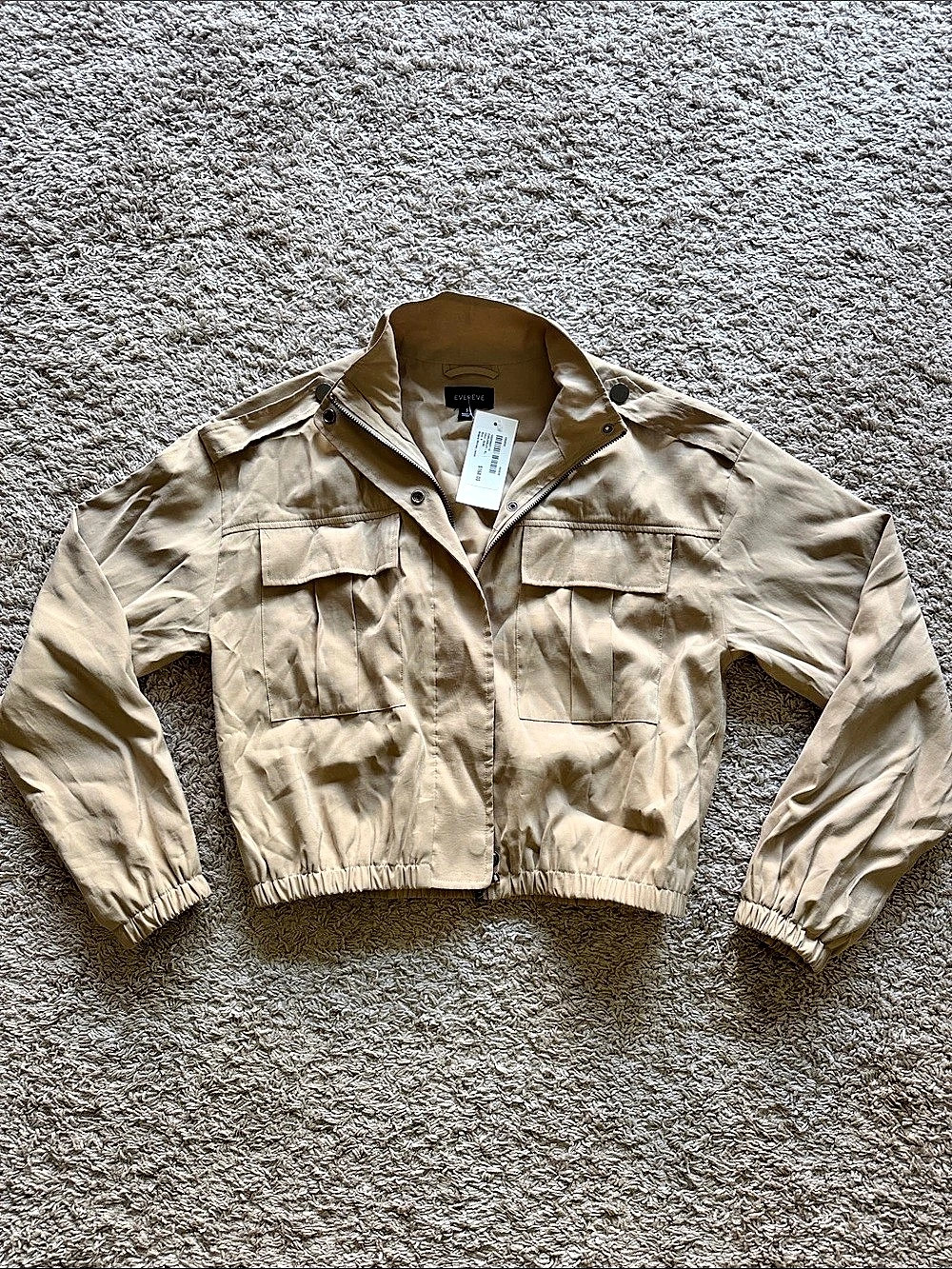 EVEREVE Shayna Military Jacket Beige Small
